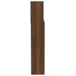 vidaXL Armoire de tête de lit Chêne marron 200x19x103 5 cm