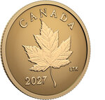 Monnaie ICONIC MAPLE LEAF 0.5 g Or 1$ Canada 2027