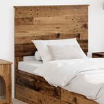 vidaXL Tête de lit Bois Ancien 100 cm Bois d'ingénierie