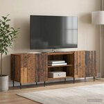 vidaXL Meuble TV Bois ancien 150 x 31 x 52 cm Bois d'ingénierie
