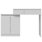 vidaXL Coiffeuse avec LED blanc 115x37x110 5 cm