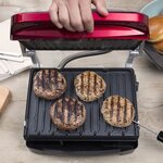 GEORGE FOREMAN Grill Evolve Precision 24001-56 - Ecran digital - 1440 W - Rouge