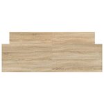 vidaXL Cadre de lit sans matelas chêne sonoma 140x200 cm