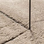 vidaXL Tapis doux à poils moyens et lavable HUARTE Sable 80 x 750 cm