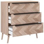 Finori Commode Lusk 03A chêne sonoma 80x38 5x87 cm