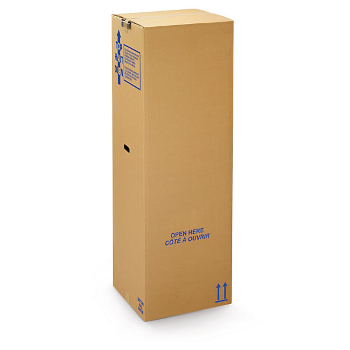 Caisse penderie 50x50x100 avec porte cintre - CBJ Emballages