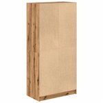 vidaXL Buffet haut avec portes chêne artisanal bois d'ingénierie