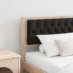 vidaXL Tête de lit Autre Marron et noir 200 cm Bois massif en pin