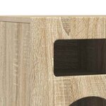 vidaXL Meuble TV Chêne Sonoma 80 x 35 x 40 cm Bois d'ingénierie