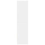 vidaXL Garde-robe Blanc 30x50x200 cm Bois d'ingénierie
