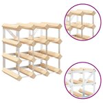 vidaXL Casier à bouteilles 12 bouteilles Pinède solide