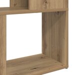 vidaXL Support de Livre Chêne artisanal Bois d'ingénierie 60 x 24 x 94 cm
