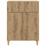 vidaXL Buffet Chêne artisanal 66 x 34 5 x 90 cm Bois d'ingénierie