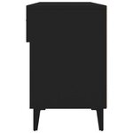 vidaXL Armoire à chaussures Noir 102x35x55 cm Bois d'ingénierie