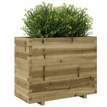 vidaXL Jardinière 90x40x72 5 cm bois de pin imprégné