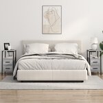 vidaXL Cabinet de chevet Sonoma gris 30 x 48 x 61 cm Bois d'ingénierie
