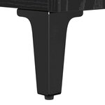 vidaXL Buffet Chêne noir 34 5 x 34 x 90 cm Bois d'ingénierie