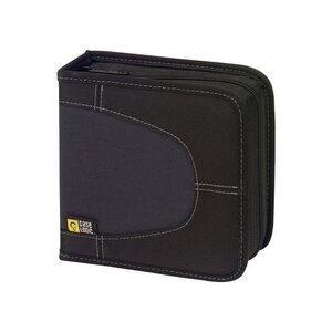 Case logic cdw-32 black étui avec portefeuille 32 disques noir