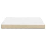 vidaXL Matelas de lit à ressorts ensachés en gris clair et vert  confort moyen  140x200x20 cm tissu
