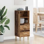 vidaXL Buffet Bois ancien 34 x 34 5 x 90 cm Bois d'ingénierie