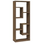 vidaXL Étagère murale Chêne marron 36x16x90 cm Bois d'ingénierie