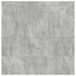 vidaXL Table basse avec tiroirs gris béton 100x100x40 cm