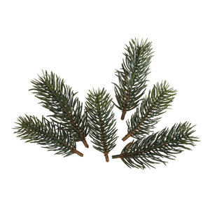 Brindille de sapin 7 7cm et 9 5cm  6 pièces