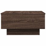vidaXL Table basse chêne marron 60x45x31 cm bois d'ingénierie