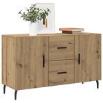 vidaXL Buffet chêne artisanal 100x36x60 cm bois d'ingénierie