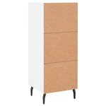 vidaXL Buffet blanc 34 5x34x90 cm bois d'ingénierie