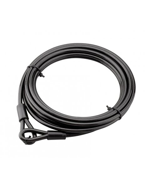 THIRARD - Câble antivol Twisty  vélo  abris de jardin  Ø 8  6.00m  acier gaine PVC - THIRARD