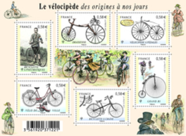 Bloc Coin du Collectionneur - Le vélocipède