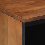 vidaXL Cabinet Média Châtaigne Bois de manguier massif  Bois d'ingénierie