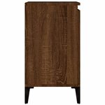 vidaXL Meuble d'évier chêne marron 58x33x60 cm bois d'ingénierie