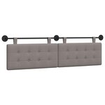 vidaXL Tête de lit suspendue Tissu