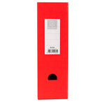 Porte revue Dos 100mm PVC Rouge EXACOMPTA