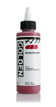 Encre Acrylic High Flow Golden VI 119ml Rouge Quinacridone