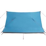 vidaXL Tente de camping 2 personnes bleu imperméable