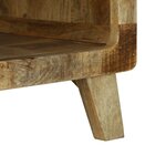 vidaXL Table Basse 50x50x35 cm en Bois de Manguier Massif