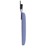 vidaXL Tête de lit suspendue Bleu denim Tissu