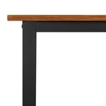 vidaXL Table de jardin et pieds en forme de U 160x80x75 cm bois acacia