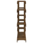 vidaXL Support à plantes Marron miel 104 5x25x109 5 cm Bois massif pin