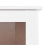 vidaXL Dessus de commode ALTA blanc 77x30x92 cm bois massif de pin