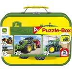 Puzzle enfant John Deere - Coffret de Puzzles - 2x60 /  2x100 pieces - SCHMIDT AND SPIELE