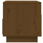 vidaXL Meuble TV Marron miel 60x35x37 cm Bois de pin massif