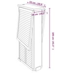 vidaXL Ensemble de bar d'extérieur 3 Pièces Bois de teck solide