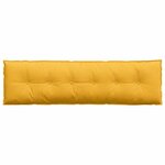 vidaXL Coussin de Dos Jaune clair 180 x 50 cm Tissu en velours côtelé