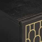 vidaXL Table basse 80x50x40 cm bois de manguier massif