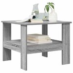 vidaXL Table basse Gris Sonoma 57 x 55 x 45 cm Bois d'ingénierie