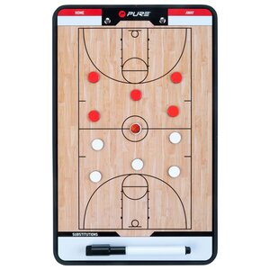Pure2Improve Tableau d’entraîneur basket-ball 35x22 cm P2I100620
